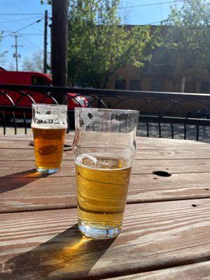 Beers on the patio