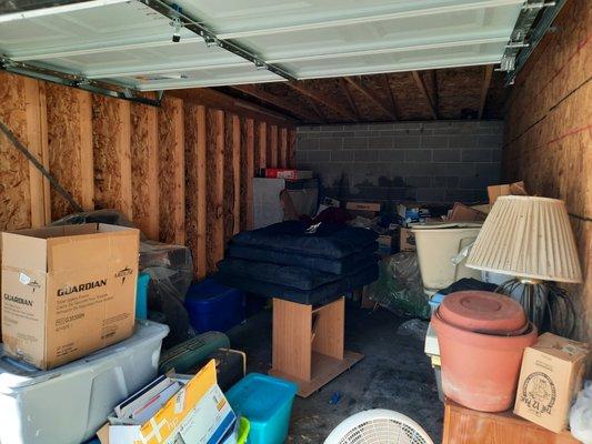 We can clear out your garage or storage unit in no time!