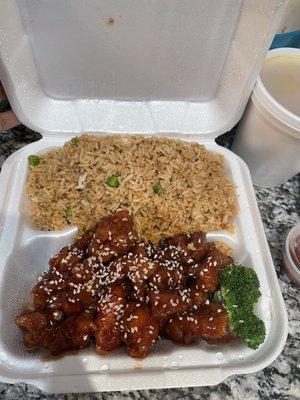 14. Sesame Chicken Dinner Special