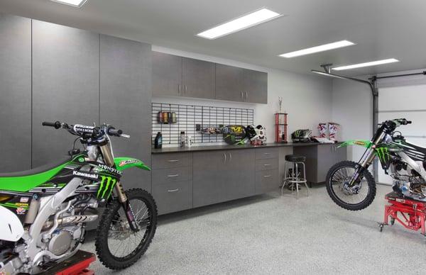 Garage cabinets and workbench