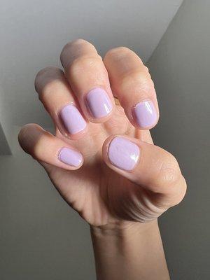 unevenness, especially on pinky nail, pointer, and thumb