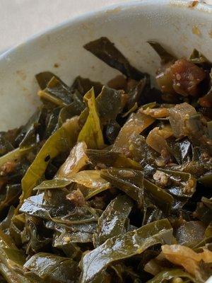 Look how good these collards look! They taste even better!