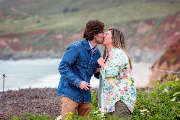 Surprise Proposal Photography - Big Sur Surprise Engagement Photography