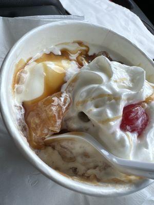 Mills Apple Crisp sundae!