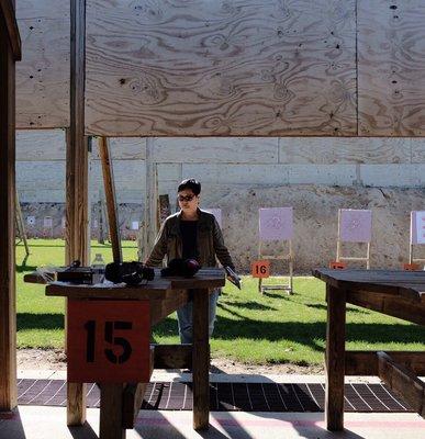 Well laid-out and spacious pistol and rifle range.