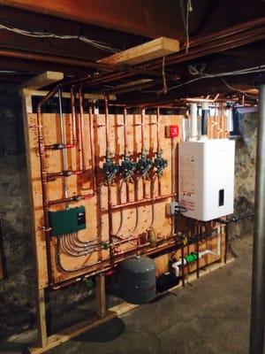 NAVIEN WALL HUNG BOILER SYSTEM