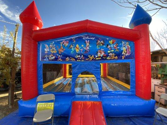 Disney theme bounce house