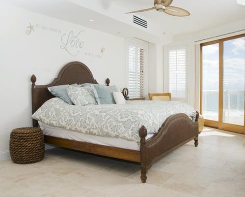 Master Bedroom of Acropolis 4 - Oceanfront penthouse on 63rd St. in Ocean City, MD