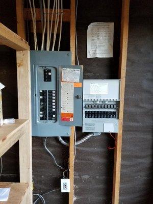 Generator Transfer Switch installation