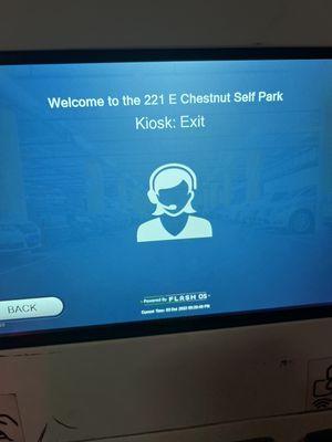 A very useless kiosk.