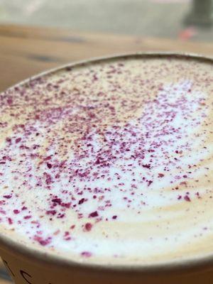 Rose Cardamom Latte