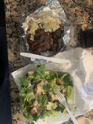 Steak tip salad