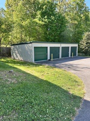 Drive-up storage units.