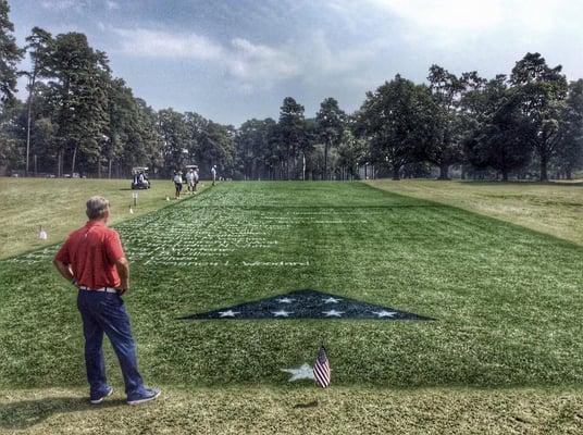 Fairway of Honor during Patriot Golf Week