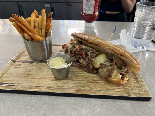 Philly cheesesteak