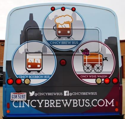 Try our other Tours, Cincy Wine Wagon and Cincy Bourbon Bus!