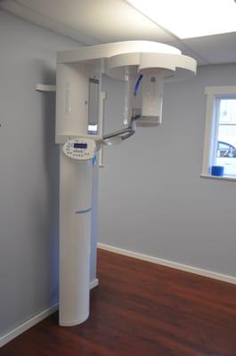 On site panoramic Xray machine.