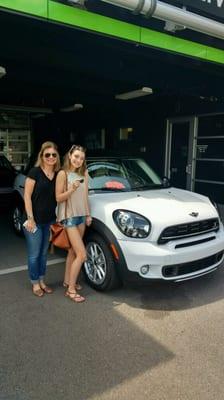 Congratulations to Liv and Sue - enjoy your new MINI