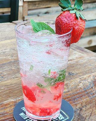 Strawberry mojito.