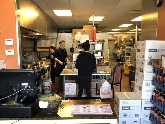 View of the Kitchen from the Dining Area