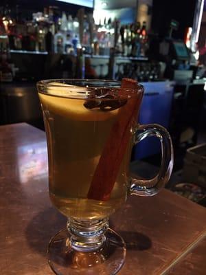 Yummy apple cider hot toddy