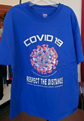 Covid 19 Tees. Respect the Distance