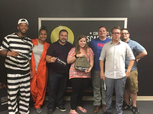 We escaped!