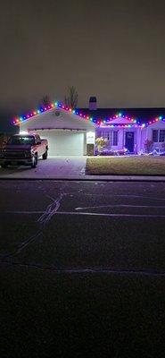 Our Christmas lights by Greiwald Lights.