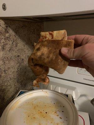 Floppy crappy cheese pizza ...