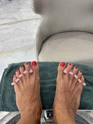 Excellent basic pedicure