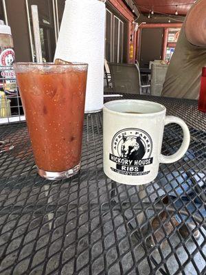 Bloody Mary & coffee