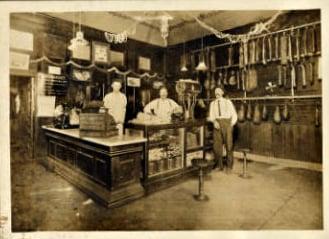 The original Pioneer Meat Market on Second Street. Photo: Big Stone County Historical Society