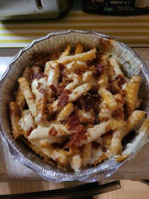 Cheese Fries with Provolone & Bacon