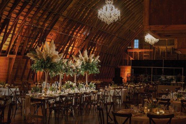 Wedding reception at The Barn