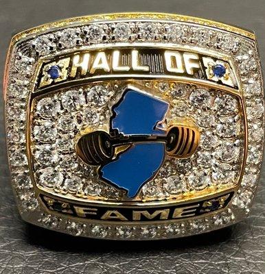 Dr. Haley induction ring for the Strength and Power Hall of Fame for his contributions as a athlete and coach for Olympic Lifting.