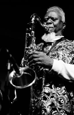 Pharoah Sanders by Siobhan Bradshaw