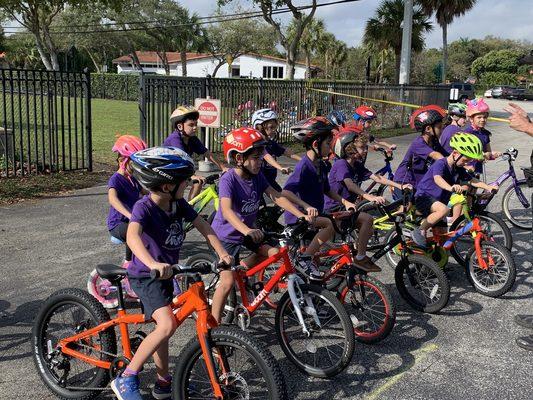 Helping others by riding to raise money for St. Jude Hospitals.