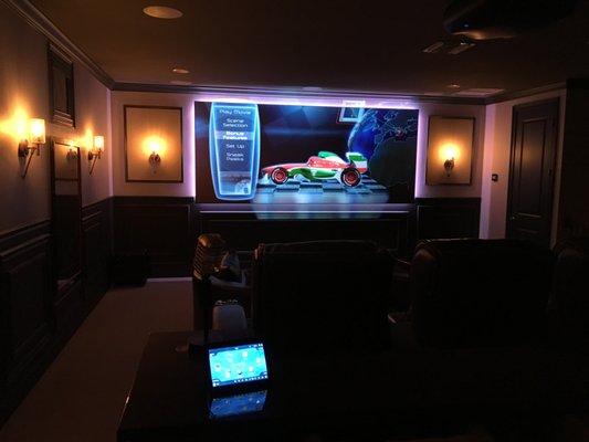 Wesley Chapel Theater Room