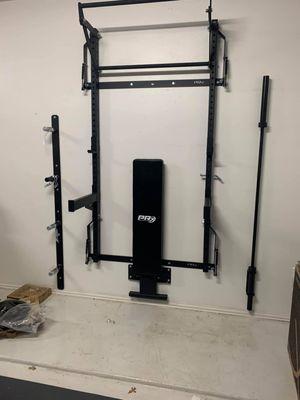 Wallmount gym racks