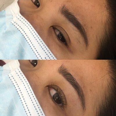 Lash Lift. Before & After