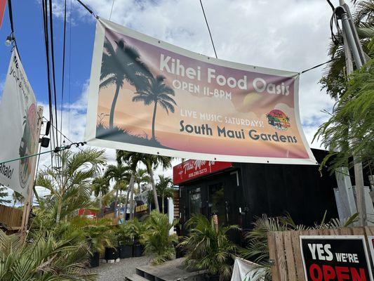 Kihei Food Oasis sign