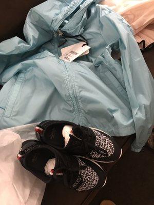 Got this on Easter Friday . 2 wind breaker with matching sandals and shoes