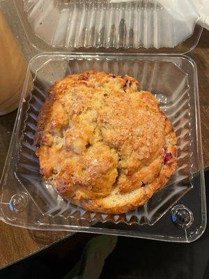 Toasted cranberry apple scone - DELICIOUS!