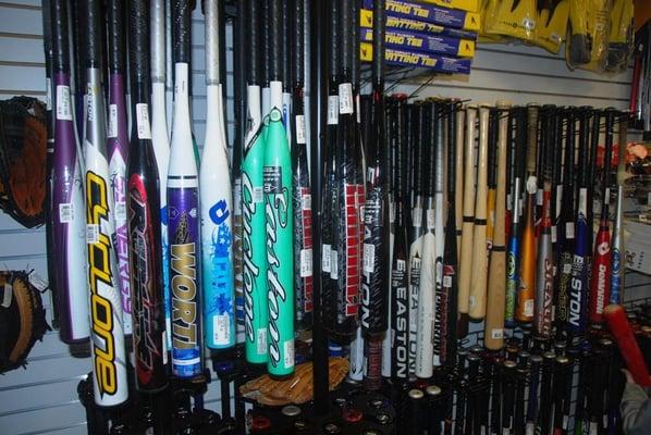 Loads of Baseball Bats to Chose From!