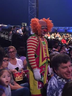 Clown is not happy