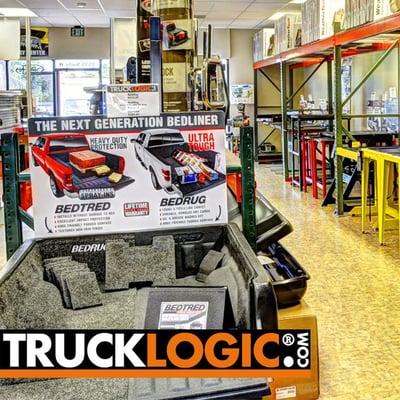 Displays at Truck Logic Showroom