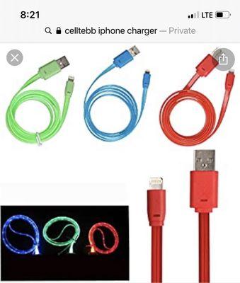 Cell-tech iphone charger