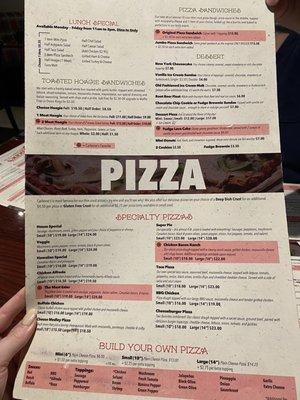 Massive menu