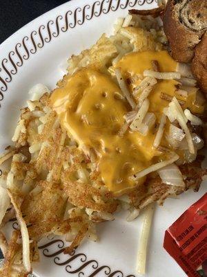 Hash Browns smothered & covered!