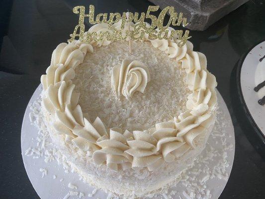 Coconut cake - so soooo good!!!